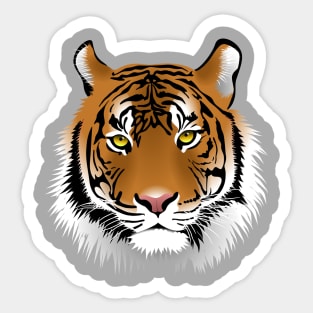 Hypnotic Bengal Tiger Sticker